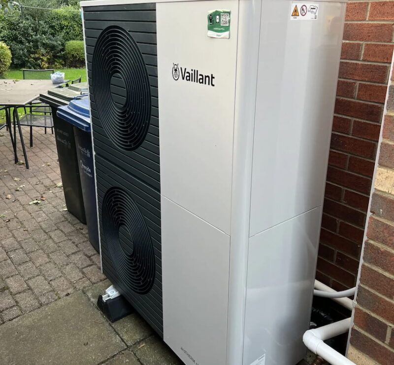 Air source heat pump retro fit